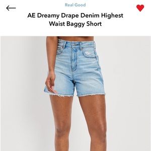Highest rise baggy shorts from AE. Size 4